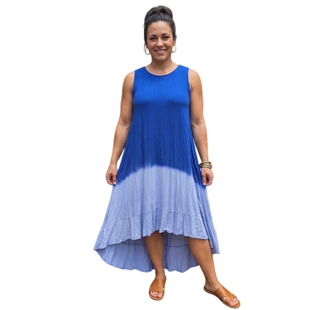 lane bryant blue dress New Lane Bryant Blue Dress Off Shoulder Fit & Flare Sweetheart Neck 24 3X  NWT